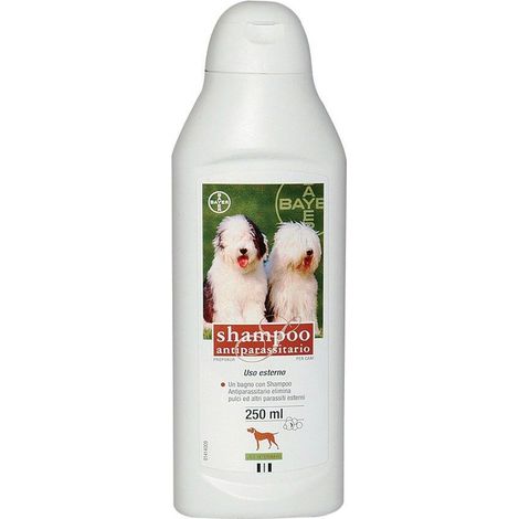 Shampoo antiparassitario per cani di grossa e piccola taglia 250 ml