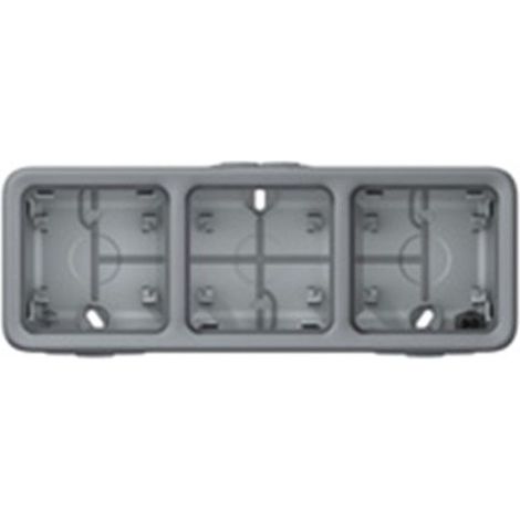 Legrand Plexo caja eléctrica estanca gris 12x24x24 cm
