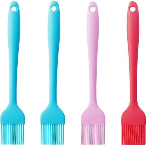 Brosse à badigeonner en silicone Brosses à patisserie résistantes à la chaleur Huile à tartiner Sauce au beurre Marinades (1/3)