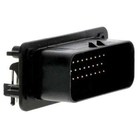 Connettore AmpSeal femmina 35 vie nero PCB 90° pin dorati senza guarnizione