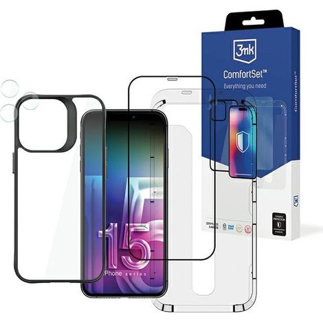 Apple iPhone 15 Pro Max - Set Comfort 4 in 1 3mk