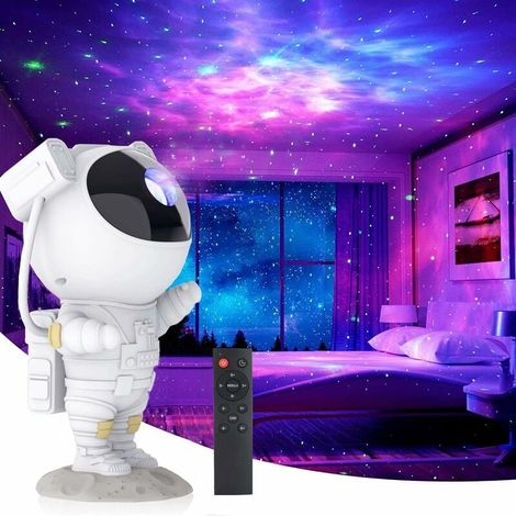 Proyector LED de astronauta, luz nocturna para decoración de dormitorio, pantalla de lámpara de noche, regalo para niños y adultos (1/3)