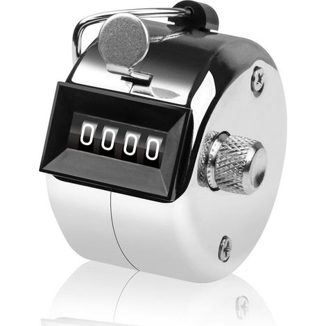 Compt à cliquer 4 Chiffres - Compt Manuel en métal - Clicker pour Compter, marquer Le Golf (1/5)