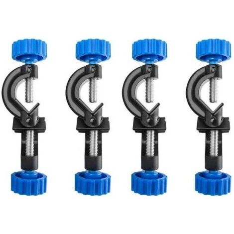 Laboratory Cross Clamps, up to 18mm Rods for Laboratory Use, 4Pcs (1/4)