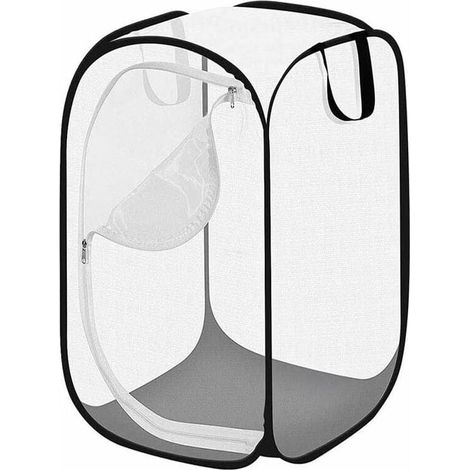 1 Pièce Insectes Habitat Cage, Plante Habitat Cage, Cage Mesh Pliable pour L'habitat des Insectes, La Reproduction des Semis-Fei Yu (1/4)