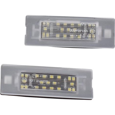 71734797 2 PCS LED Licence Numéro Plaque Lumière Pour Fiat Panda Mk3 Type 169 MK4 312 Logan Sandero Dacia Duster Lumières de Plaque de Voiture 71771501 (1/5)