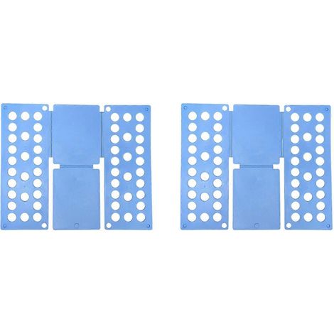 Planche à plier les chemises, plieuse à vêtements durable et peu encombrante, lot de 2 (1/4)