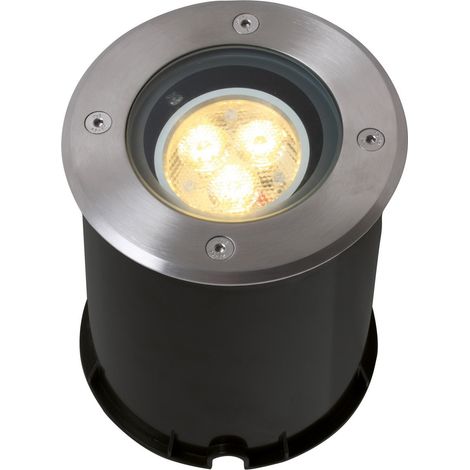 Naeve FORTO Spot LED extérieur encastré au sol en acier blanc 3 000 K IP67 (1/5)