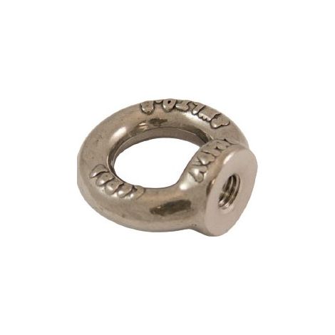 Anneau de saisissage femelle DIN 582 inox 180 à 3600 kg - Diamètre : 14mm