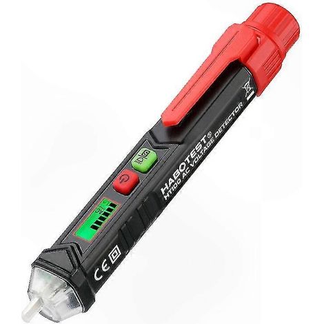 Berührungsloser Spannungsprüfer, einstellbarer Phasenprüfer mit variabler Empfindlichkeit, Strom- und Spannungsprüfung, 1 Stück. (1/5)