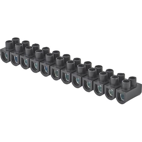 DEBFLEX - BARRETTE DE CONNEXION 6 MM² NOIR - 704030