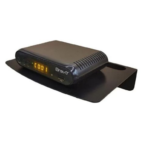SUPPORTO A MURO PORTA DECODER 20X16CM NERO (1/4)