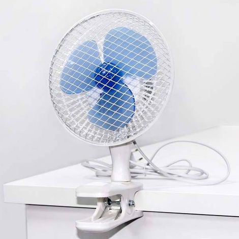 Ventilador de Sobremesa con Pinza de Sujeción 16w con 2 Velocidades (1/3)