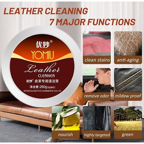 Baume réparateur de cuir Leatherrite, crème recolorante pour le cuir (1/4)