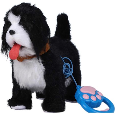 Nouveau chien robot pour adultes et enfants - Mon chiot robot réaliste qui se comporte comme un vrai chiot : il marche aboie et remue la queue.