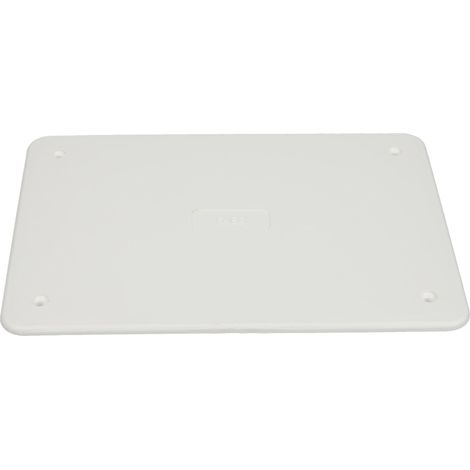 poly pool - coperchio per scatola di derivazione da incasso dimensione 153 x 98 mm bianco