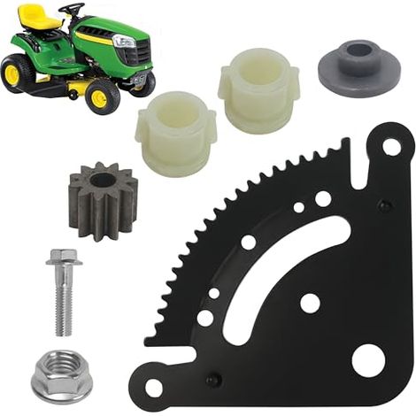 GX21924BLE Pièces de direction compatibles avec John Deere série D&LA, 19 dents, remplace D170 D105 D130 LA145 GX20053 GX20054 GX21994 105 115 125 D100 D110 D120 LA110 LA120 LA100, Kit de réparation (1/4)