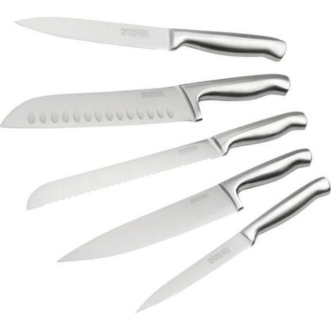 Professionelles Küchenmesser Set nirosta Edelstahl 5 Stück