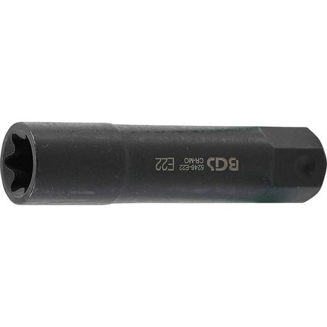 Douille de Clé à Douilles Extra Longue E22 - Profil E, 22 mm - Précision et Accessibilité Optimale - D-Work (1/5)