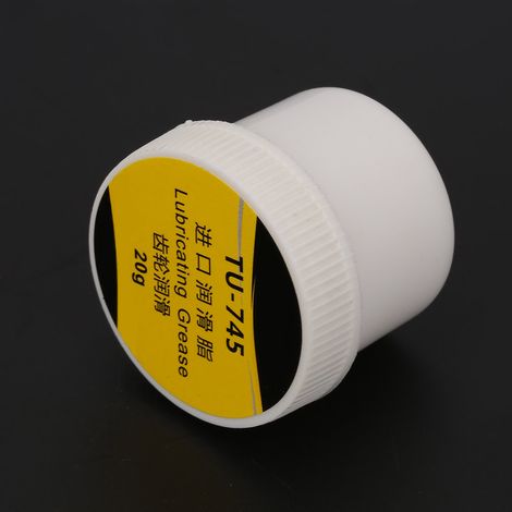 Graisse lubrifiante blanche 20 g pour rectifieuses, crème de lubrification pour engrenages TU-745 (1/5)