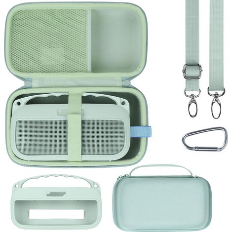 Hard Silicone Case Cover for SoundLink Flex (2nd Generation) Portable Wireless Bluetooth Speaker (Sage Green) (1/5)