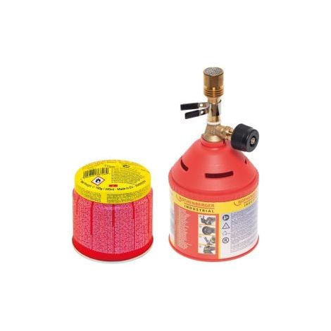 ROTHENBERGER Industrial  Bunsenbrenner incl.  1x C200  cartuccia 330ml  con sistema  ILL - 1500004614