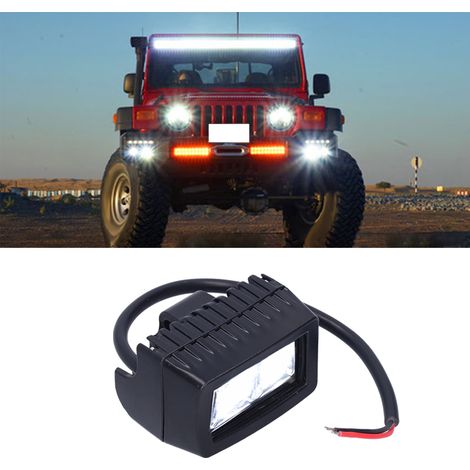 Projecteur de travail LED 20W avec lentille pour voitures, transformable en phares de moto, projecteurs de travail et projecteurs longue portée. (1/5)