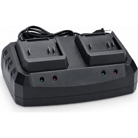 Doppio Caricabatteria Per Batterie a Litio 21V Per Motosega Soffiatore VP10195