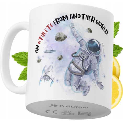 Lustiger Becher für Sportler – ideal für Kaffee und Tee. Witziges Design mit witzigem Spruch. Perfekt für Geburtstage, Namenstage, Feiertage und besondere Anlässe. Hochwertiger Becher für Zuhause, Bür