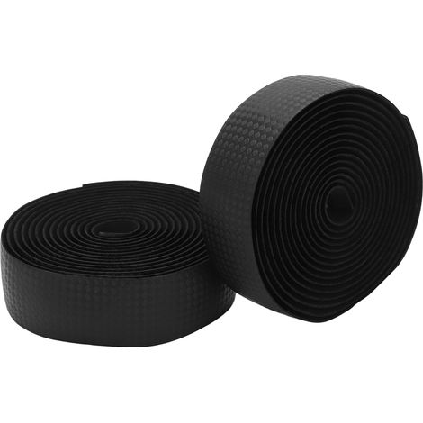 Guidoline de vélo en EVA, revêtement en cuir PU antidérapant et absorbant les chocs, noir (1/5)