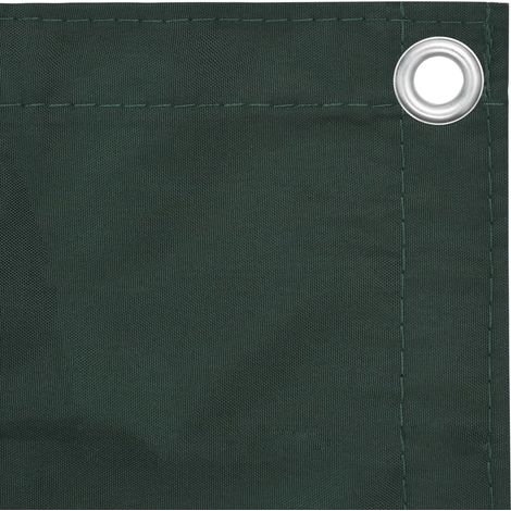 Maison Exclusive - Toldo para balcón tela oxford verde oscuro 120 (1/5)