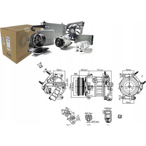 Compresor Nissens 890796, aire acondicionado (1/3)
