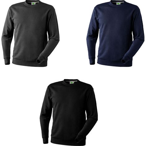 Sudadera de trabajo Neri Phoenix con cuello redondo - L - Nero