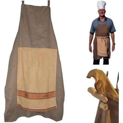 1 Tablier, Barbecue, Humour, Poche Surprise, Cadeau, Homme (1/5)
