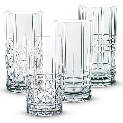 Lot de 4 Verres à Long Drink, en Cristal, 445 ML (1/5)