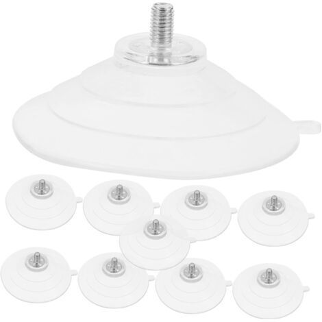 10pcs Transparent PVC Screws For Furniture And Accessories Fixing For (1/5)