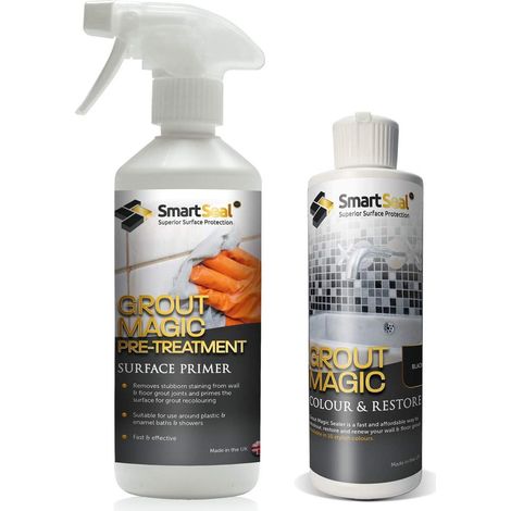 Grout Magic Bundle - 1x Black & 1x Pre-Treatment