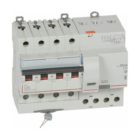 Legrand DX³6000 Interruttore Differenziale 4 Poli 30 mA Bianco