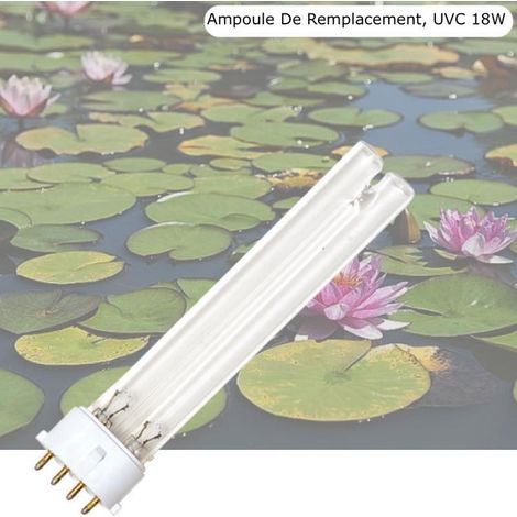Ampoule UV Stérilisateur - Clarificateur 18W, Pour Aquarium, Bassin De Jardin (1/4)