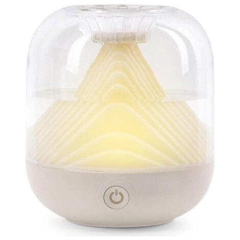 Mini humidificateur rechargeable USB, purificateur d'air pour chambre à coucher et bureau, blanc 700 ml (1/4)