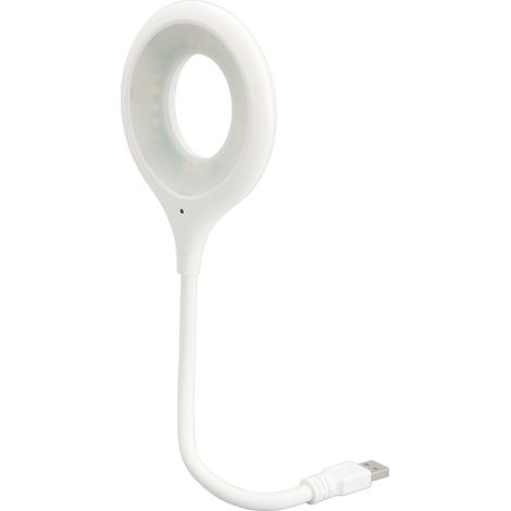 Lampe de bureau intelligente avec commande vocale, 24 LEDs USB rechargeable, éclairage d'ambiance pour maison et voyage, 1 unité (1/5)