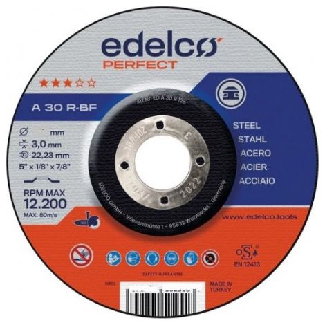 DISCO CORTE METAL EDELCO-ED A 30 R 230X3 - AGHASA