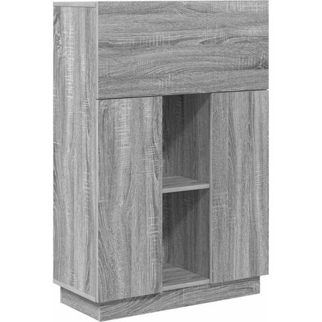 Maison Exclusive - Schreibtisch Graues Sonoma 71.5 x 31.5 x 106.5
