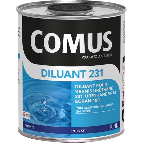DILUANT 231 - 1L Diluant pour URETHANE 231. URETHANE VP et ECRAN 400 - COMUS