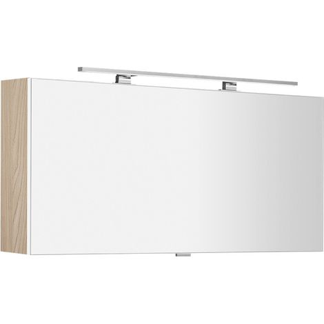 Armoire à miroir CLOE avec. Lumière LED, 120x50x18cm, Orme Bardini (1/3)