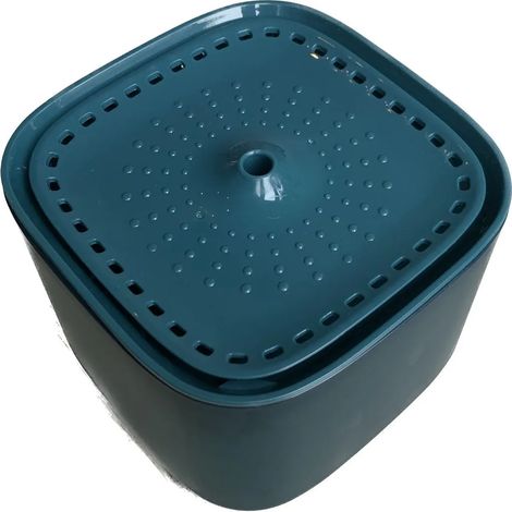 Fontaine à eau pour animaux – filtre automatique – eau courante – 2 filtres inclus – 3 l – verte (1/5)