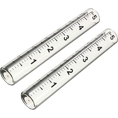 Pluviomètre - ZERODIS - Tube de Rechange en Verre - Mesure des précipitations - Jardin (1/4)