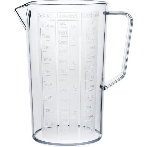 Caraffa Graduata Florida Ø Cm 12 x 19 H L 1 5