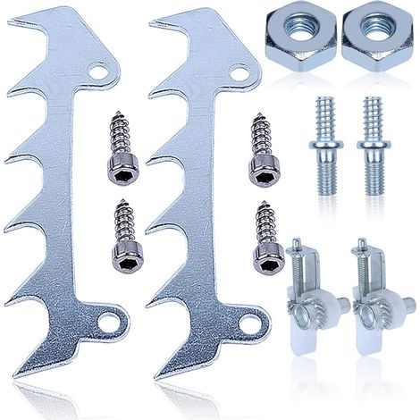 Griffes avec Écrous pour Stihl MS170 MS180 017 018 Tronçonneuse, Butée à Griffes + Boulon et Écrou + Tendeur de Chaîne Accessoire Kit de Pièces 8 in 1 (1/5)