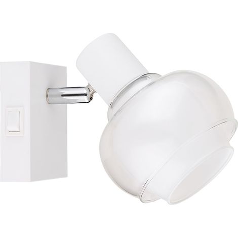 Wandleuchte Wandlampe Flurleuchte Schlafzimmerlampe Spot beweglich Strahler Weiß